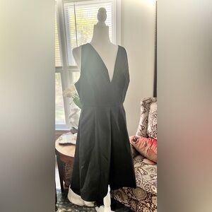 Shilla the label Frontier high-lo LBD black occasion cocktail dress NWT